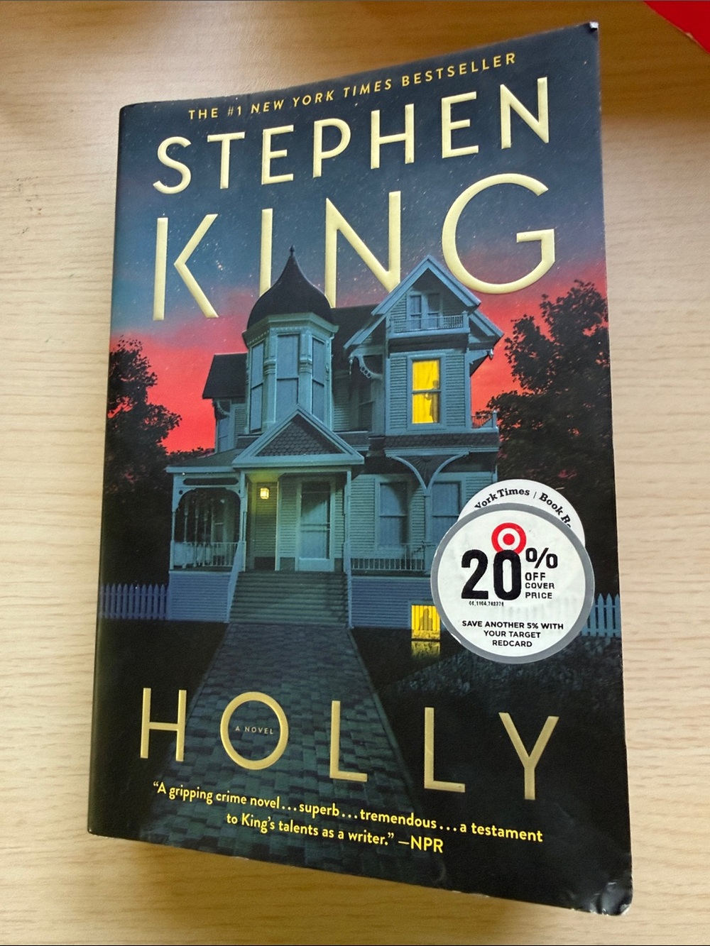 Stephen King "Holly" Paperback Novel-USED BOOK
